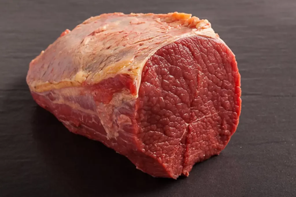 daging gandik yang merupakan daging sapi pada bagian paha belakang sapi yang paling dasar dan terluar